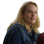 Imperfect Women Elisabeth Moss Denim Jacket - Image 3